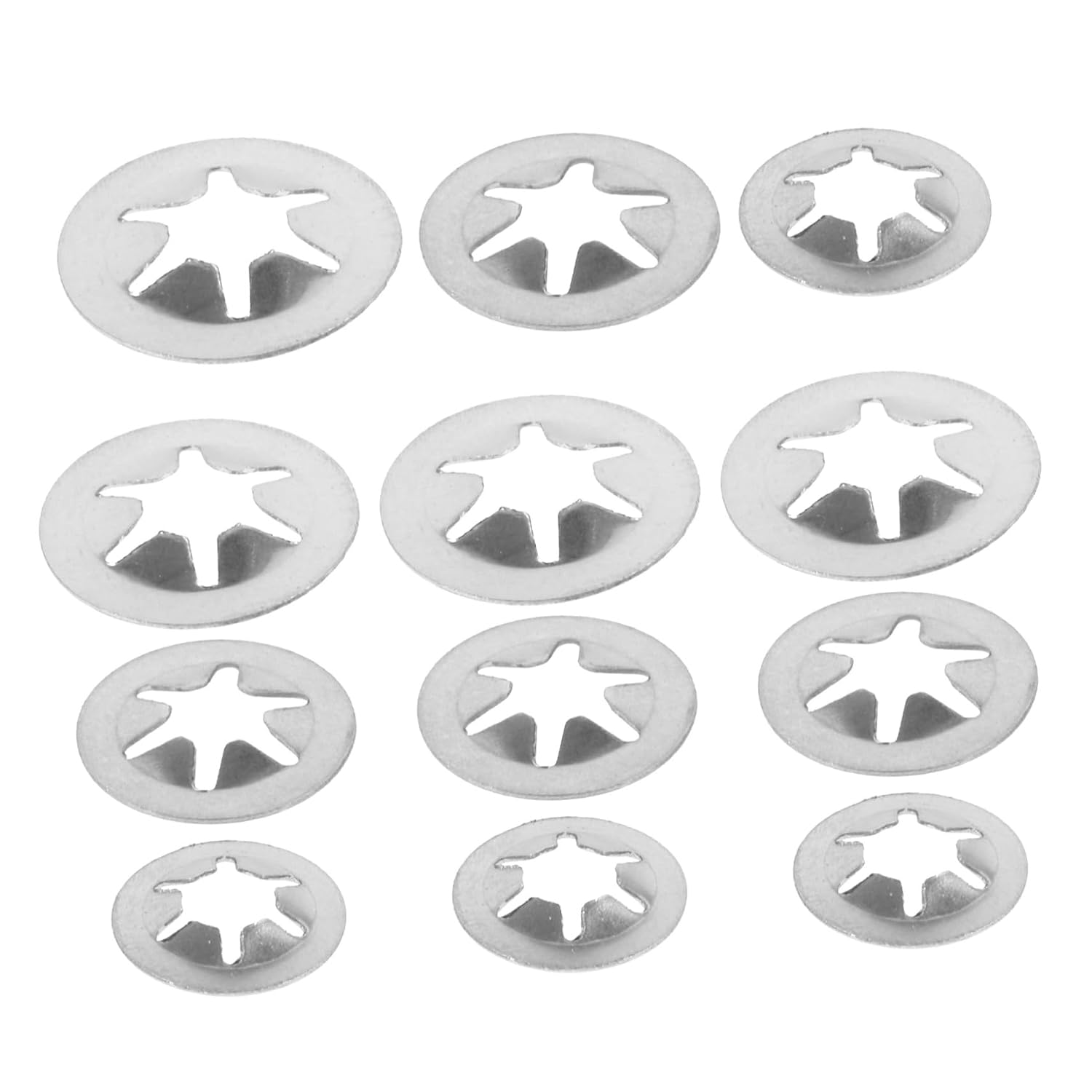 Stainless Steel Bearing Retaining Rings 30pcs Assortment 5x12mm 5x14mm