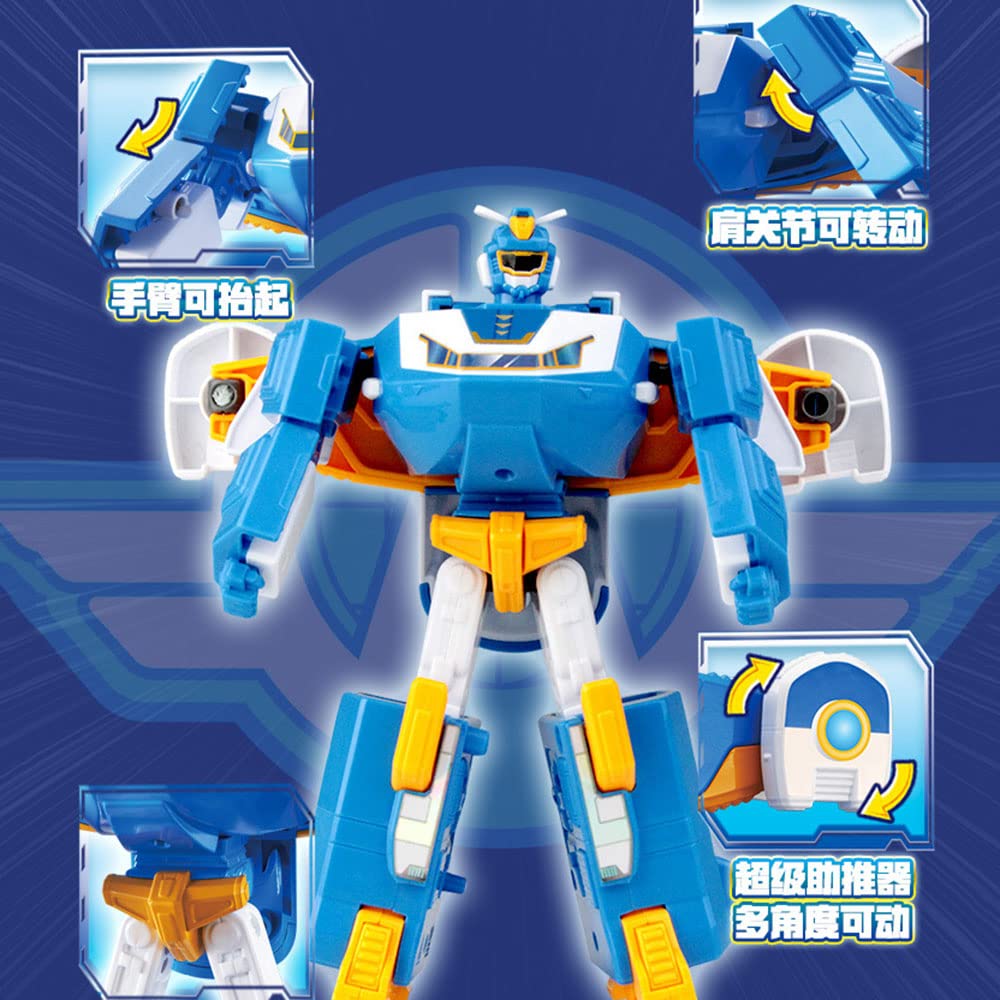 スイングトイズ8周年記念　HUMAN ROBOT Set Amazon.co.jp: スーパーウィングス ロボット変形フィギュア