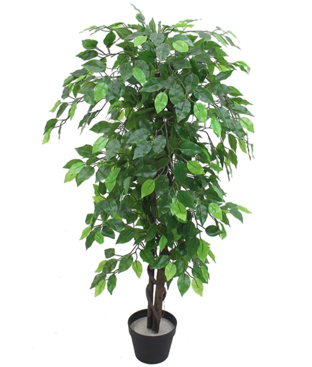 Leaf 120Cm Large Ficus Realistic Artificial Ficus Tree/Plant,