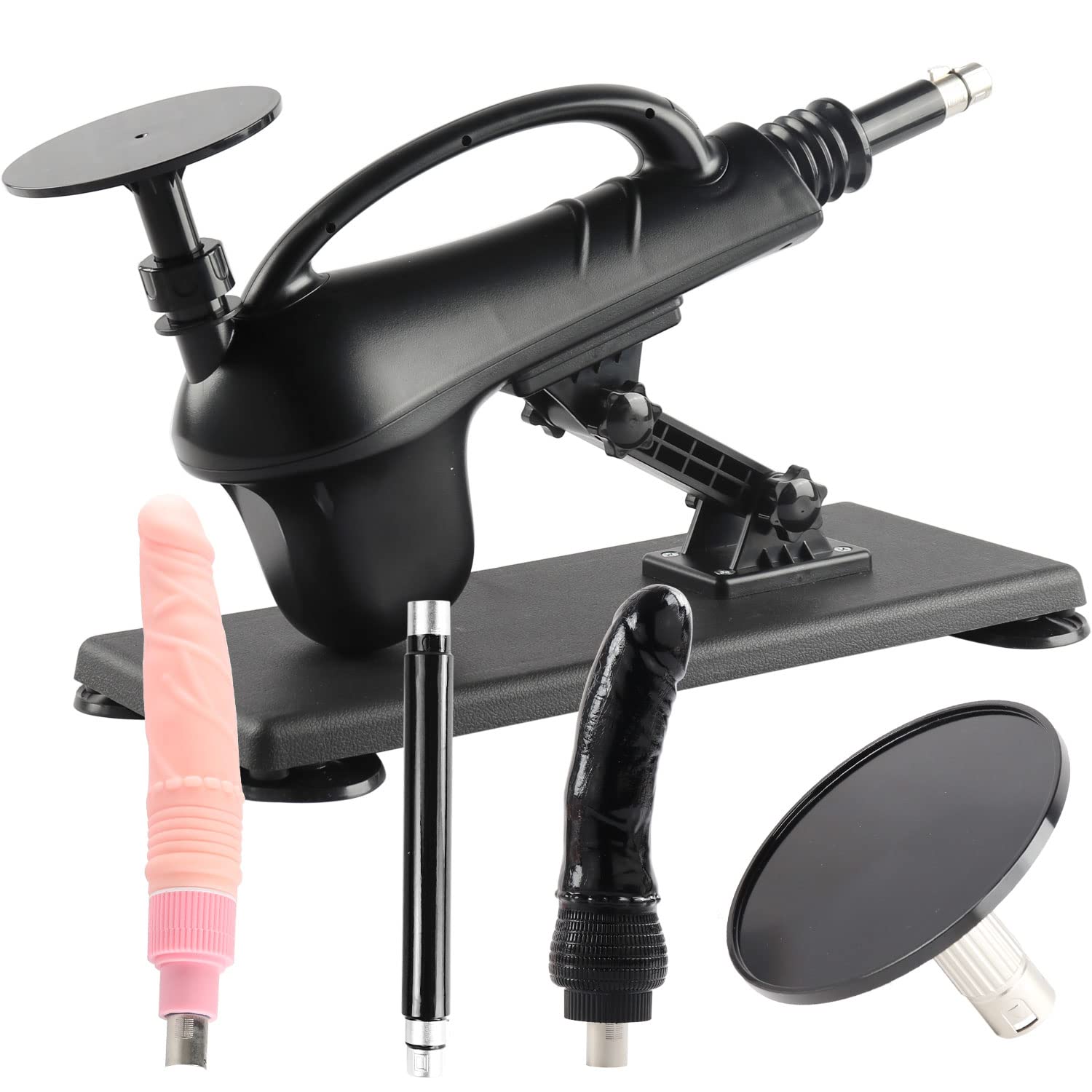Fredorch Nueva Máquina Sexual Actualizada con 3XLR Accesorios, Ametralladora Portátil con Función de Choque Extremo con Consoladores Anales Juguetes Sexuales para Hombres Mujeres y Parejas