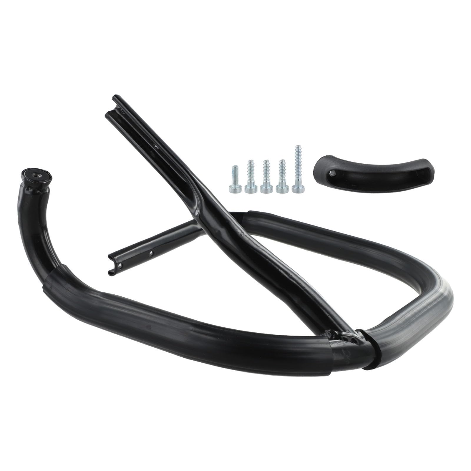 Mango angular para motosierra MS660 MS650 MS640 066 Reemplazo para motosierra 1122 790 3611 1122 791 5501, manillar robusto con tornillos, color negro
