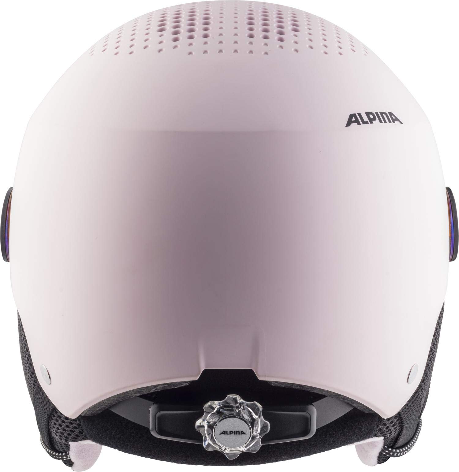 ALPINA Unisex - Dzieci, ZUPO VISOR Q-LITE Kask narciarski