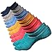M&Z Mens No Show Low Cut Casual Socks Sneakers Non-Slide Socks for Mens 6Pack