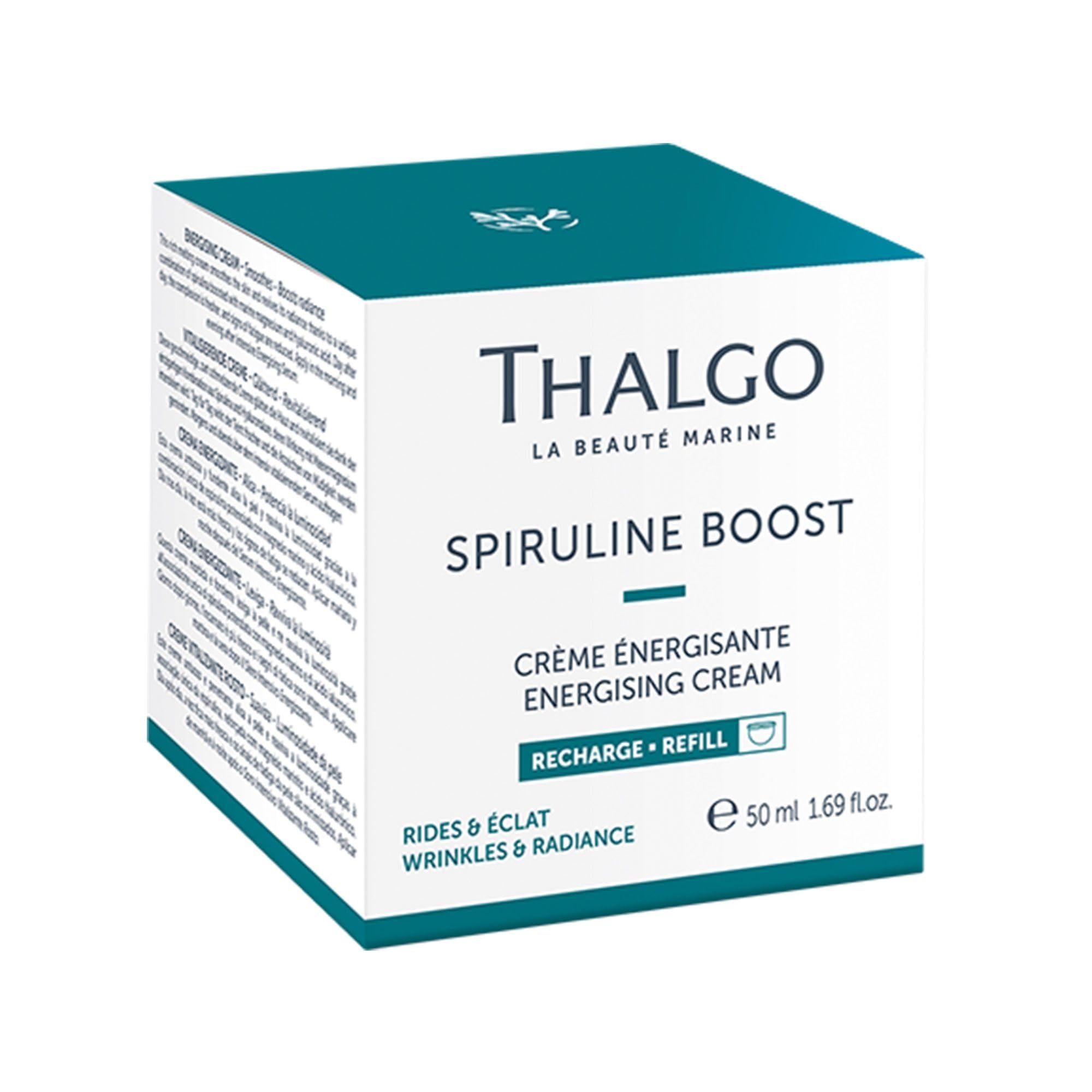 Spirulina Boost 2.0 Revitalising Cream, 50 ml Smooths Skin and Reduces Signs of Fatigue Refill