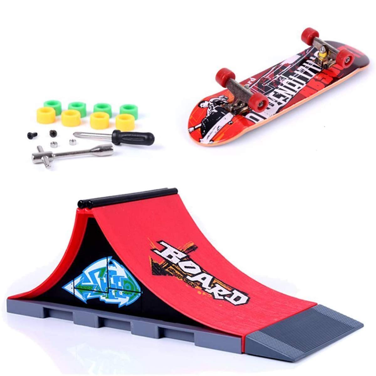 Buy KETIEE Finger Skateboard Ramps Sets, Mini Fingerboard Skateboard