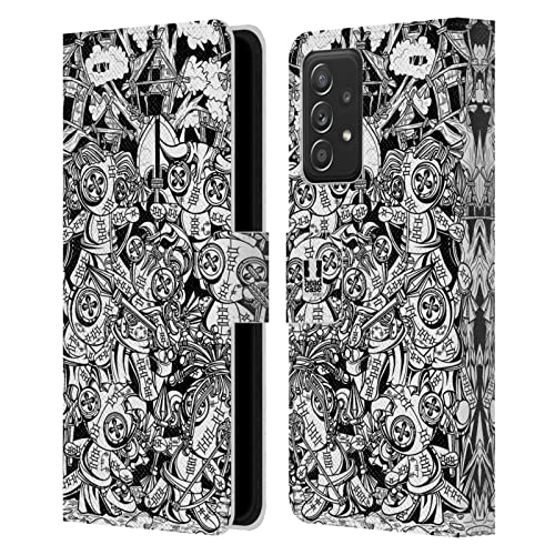 Funda Libro Samsung Galaxy A53 5G Carcasa Cuero Tarjetero Muñecas Vudú Tribus