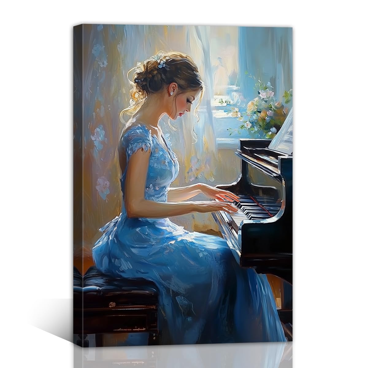 Amazon.com: TIEHAOMAI Victorian Woman Canvas Wall Art（Portrait-2
