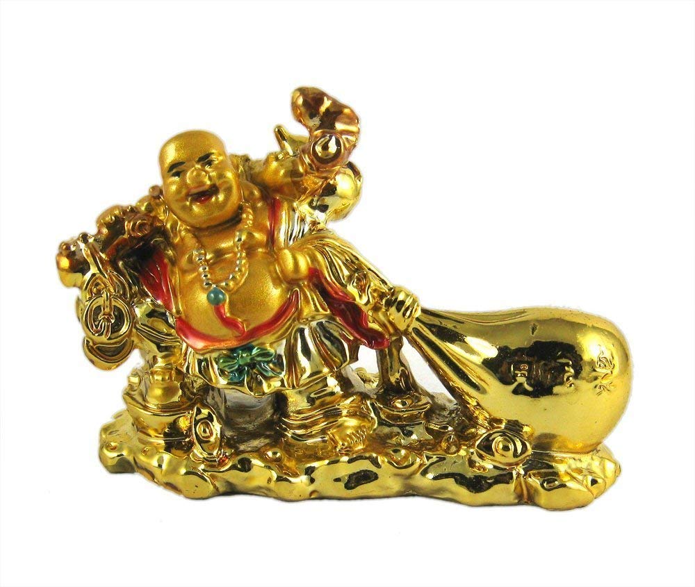 generic Money Vastu Fengshui Collection Laughing Buddha Drag The Money Potli-picture-20