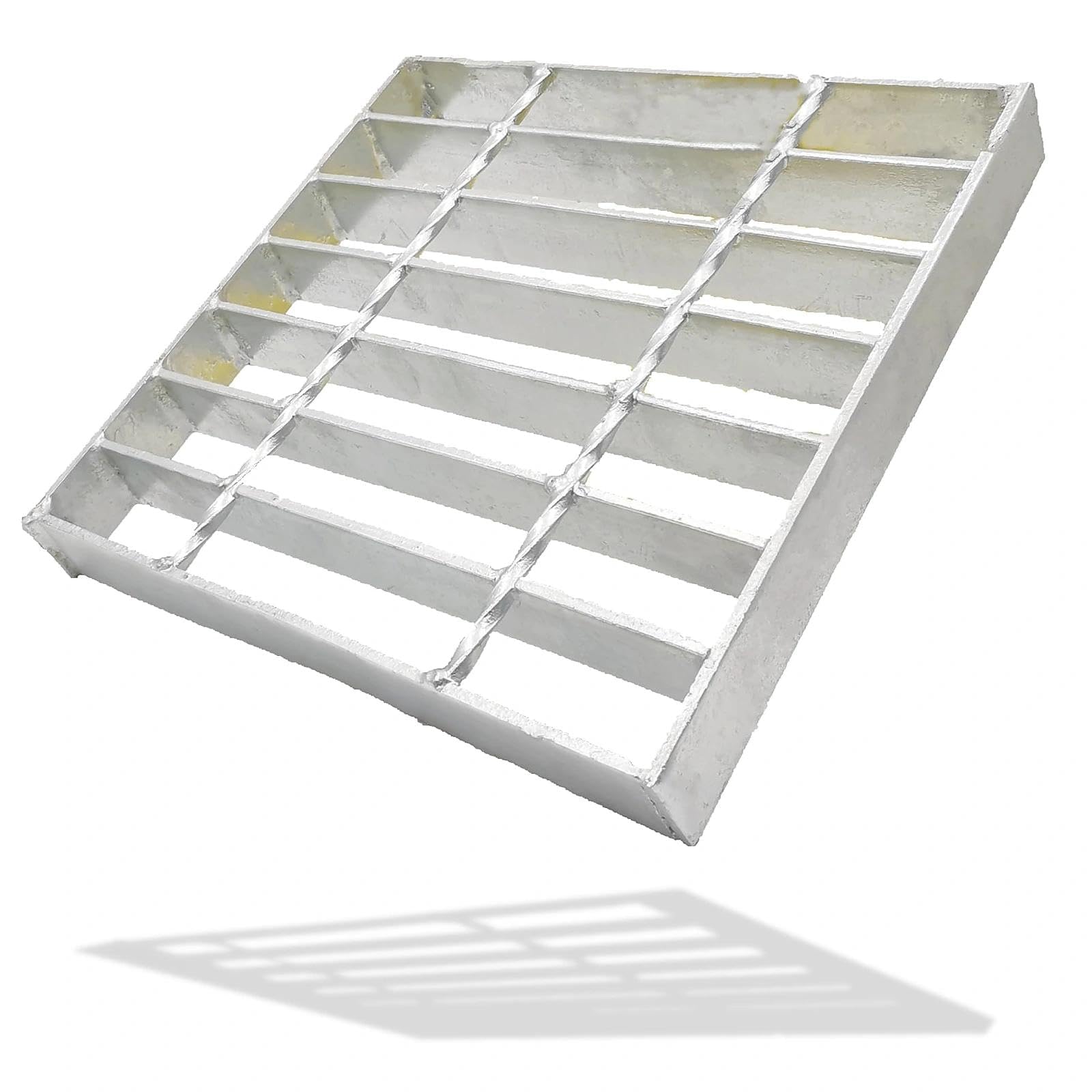 Galvanized Steel Drain Grate, Driveway Channel Cover 9x9 in
