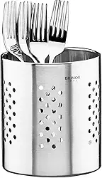 Brinox - Suporte Para Talheres Jornata 12x14 - Aço Inox