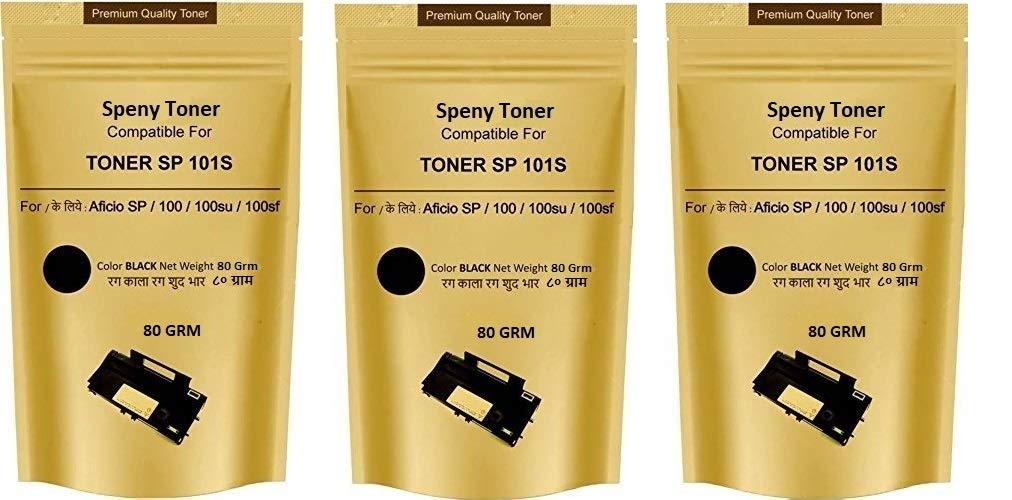 See full amazon price history chart for Speny Toner Powder Pouch Compatible for Use in Ricoh SP100 / SP111 / SP111SU / SP200 / SP210 /SP3400 / SP3410 / SP3510 / Aficio 3510DN Printers – 80 Grams (Black) Set of 3 Speny Toner Powder Pouch Compatible for Use in Ricoh SP100 / SP111 / SP111SU / SP200 / SP210 /SP3400 / SP3410 / SP3510 / Aficio 3510DN Printers – 80 Grams (Black) Set of 3 (B07G4CLQ9X) Amazon Price History, Amazon Price Tracker