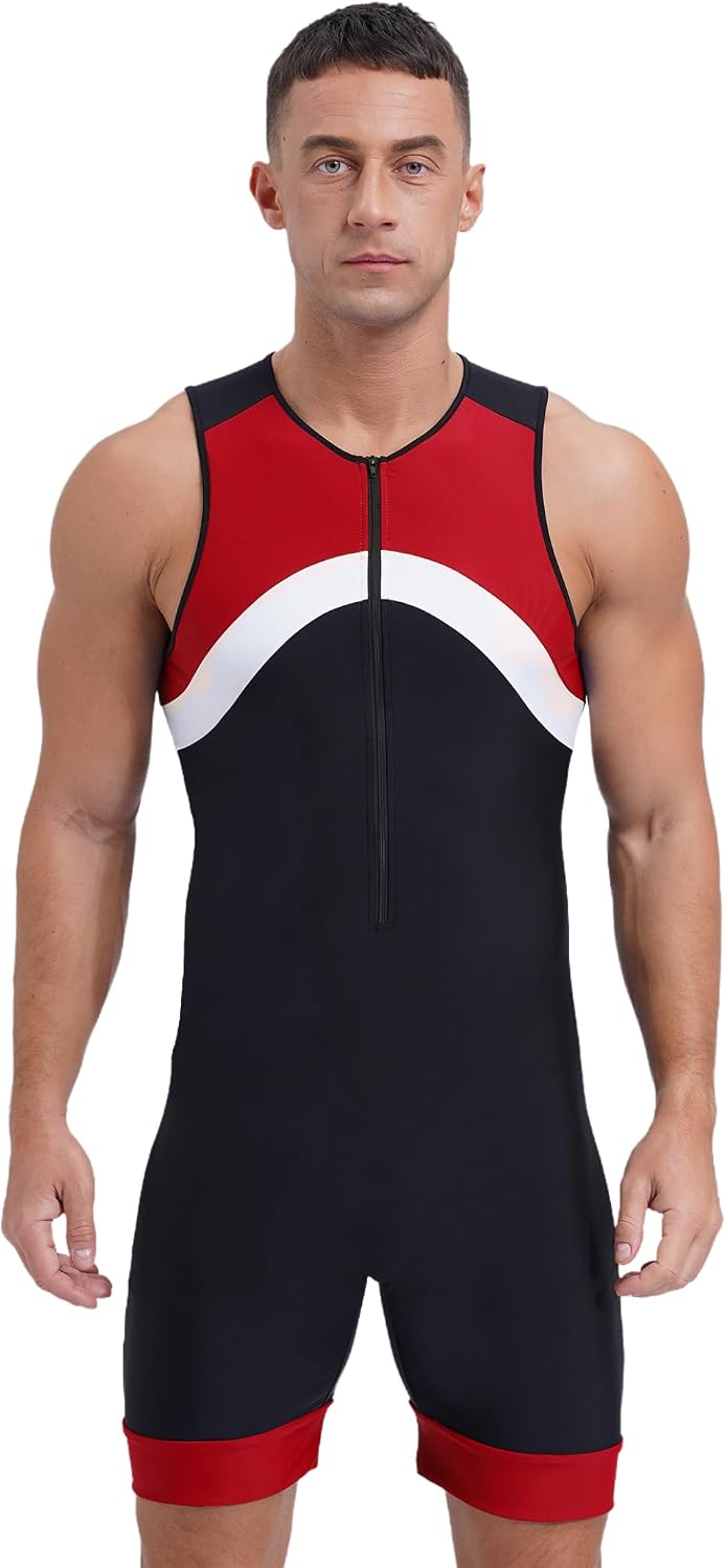 Mens One Piece Swim Jumpsuit for Diving Surfing Snorkeling Kayaking Boating