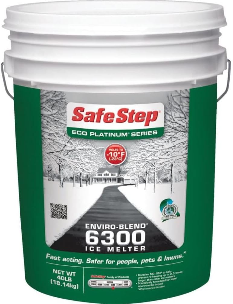North American Salt 56840 Power 6300 Enviro-Blend Ice Melter, 40-Pound