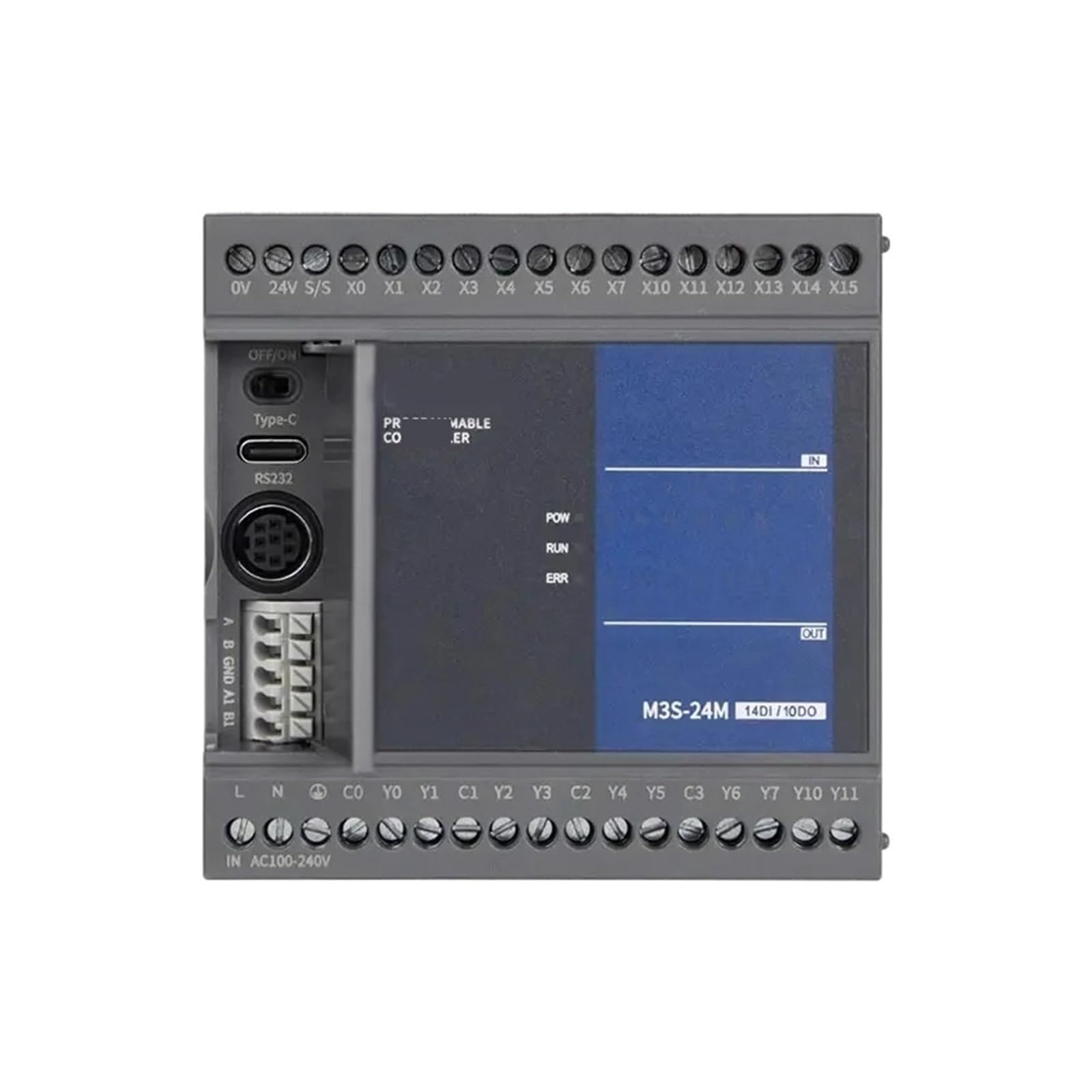 PLC controller M3S-24MRT M3S-24MT M3S-40MR M3S-40MT(M3S-24MT)