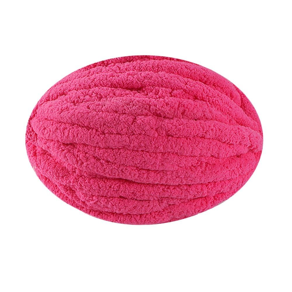 Włóczka Super Chunky Yarn, Gruba włóczka wielokolorowa 250g do robienia na drutach i szydełkowania(Rose gold)