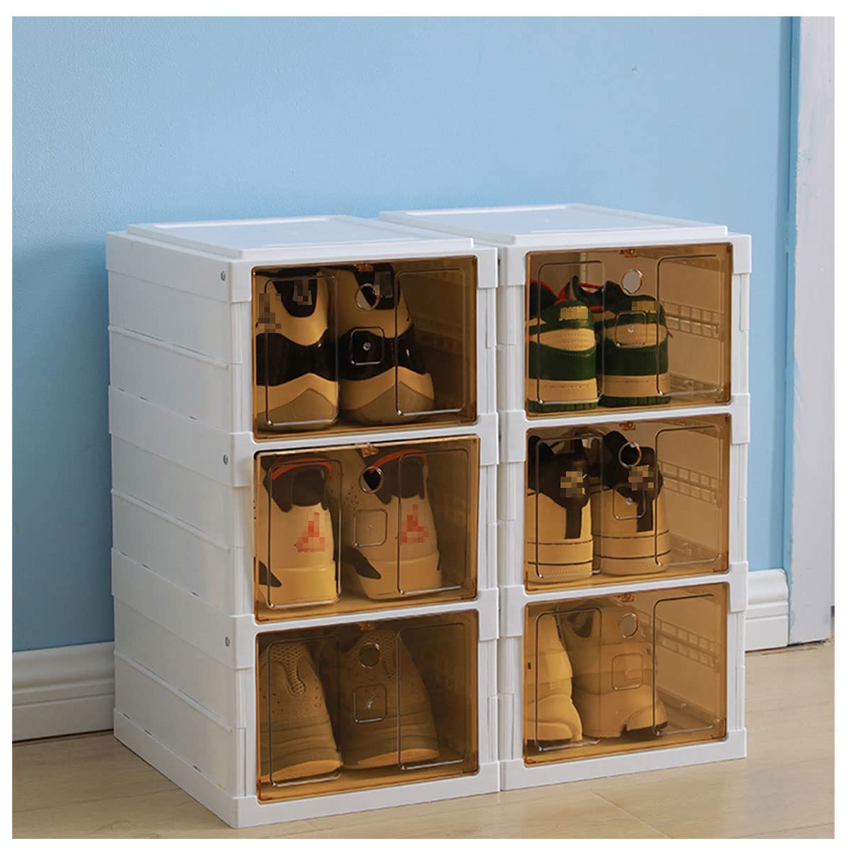 Boîte à chaussures empilable pour stopper l'humidité et protéger vos baskets