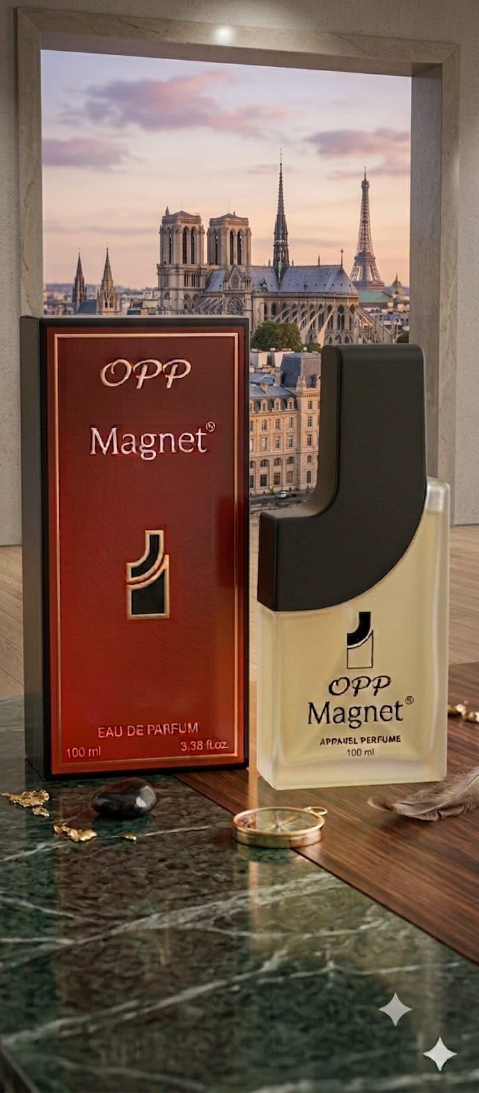 OPP Magnet® Eau de Parfum Apparel Perfume, 100 ml | Magnetic Bottle Design, Long-Lasting Scent, Unisex Fragrance, Apparel Perfume, 3.38 fl. oz.-image-9