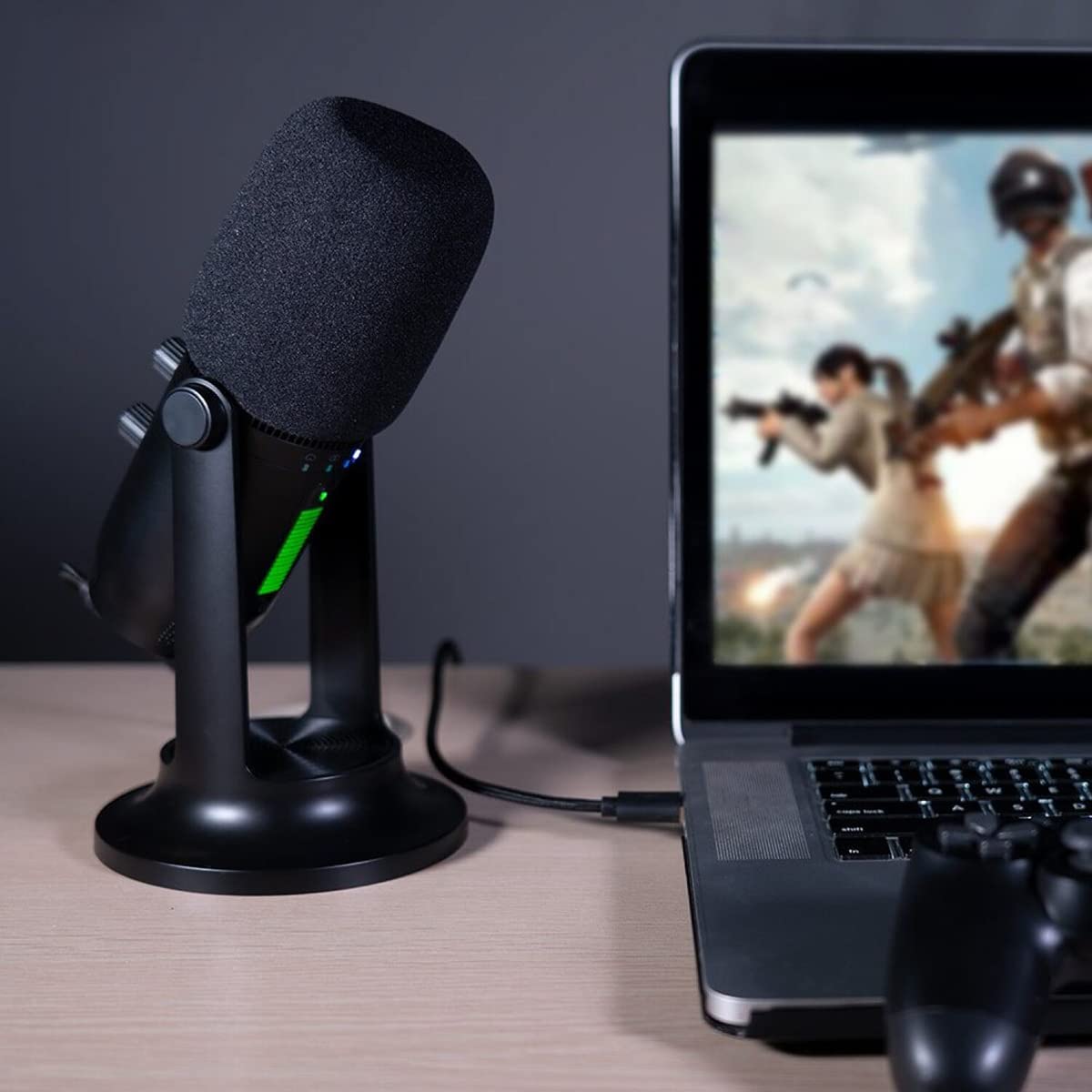 THRONMAX MDRILL ONE PRO (M2PB) - USB Condenser Microphone - VERTIGAIN technology & 16-bit/48KHz audio recording - Jet Black