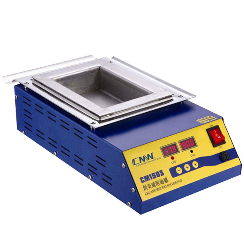 WELLVEUS CM-150S Lead-Free Solder Soldering Pot Tin Compact Heating Element 110V
