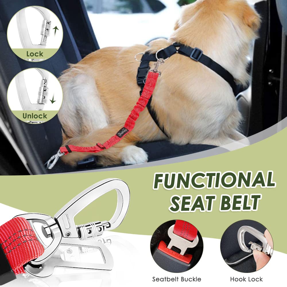 Nasjac Dog Car Harness with Seat Belts - Image 4