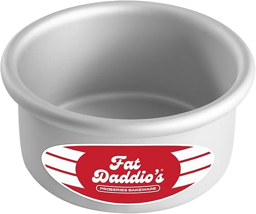 Fat Daddio's PRD - Set de bandejas para hornear de alumino anodizado, 2" (5 cm) de profundidad, Plateado