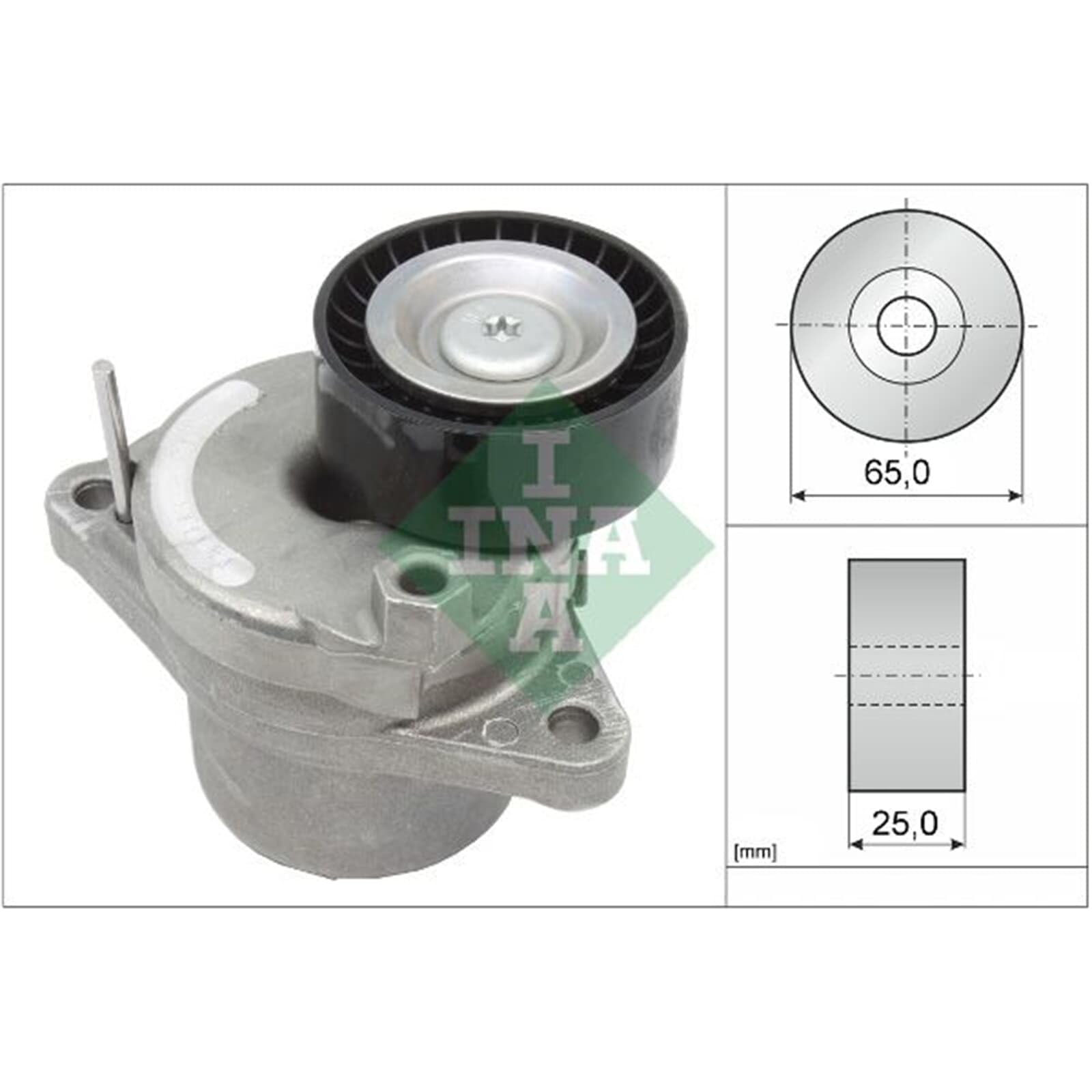 Ina 534 0658 10 - Brazo tensor, correa acanalada trapezoidal