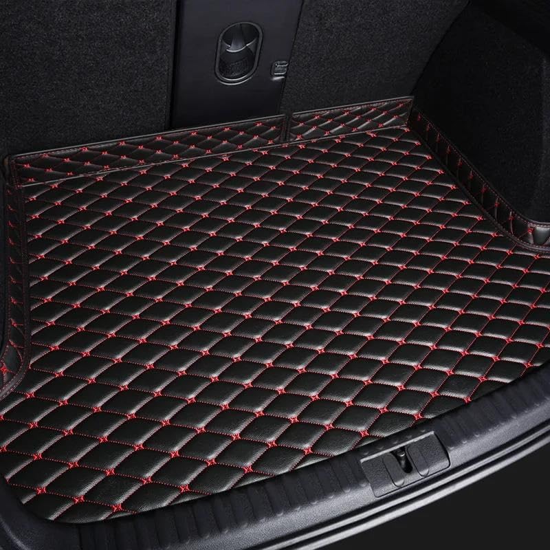Tapis coffre voiture étanche pour BMW F20 doublure sur mesure anti-saleté noir rouge