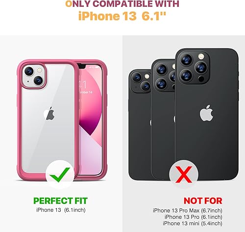 Miniatura 1139 de Diaclara - Funda diseñada para iPhone 14 Pro Max, resistente, de cuerpo completo, con protector de pantalla sensible al tacto y antiarañazos + Blanco