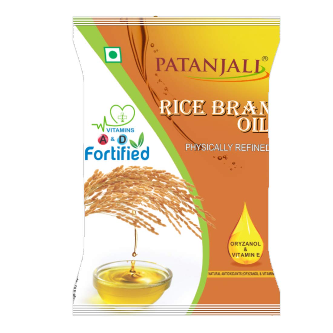 Patanjali Fortified Rice Bran Oil, 1 L (B07R25BWY2) Amazon Price History, Amazon Price Tracker