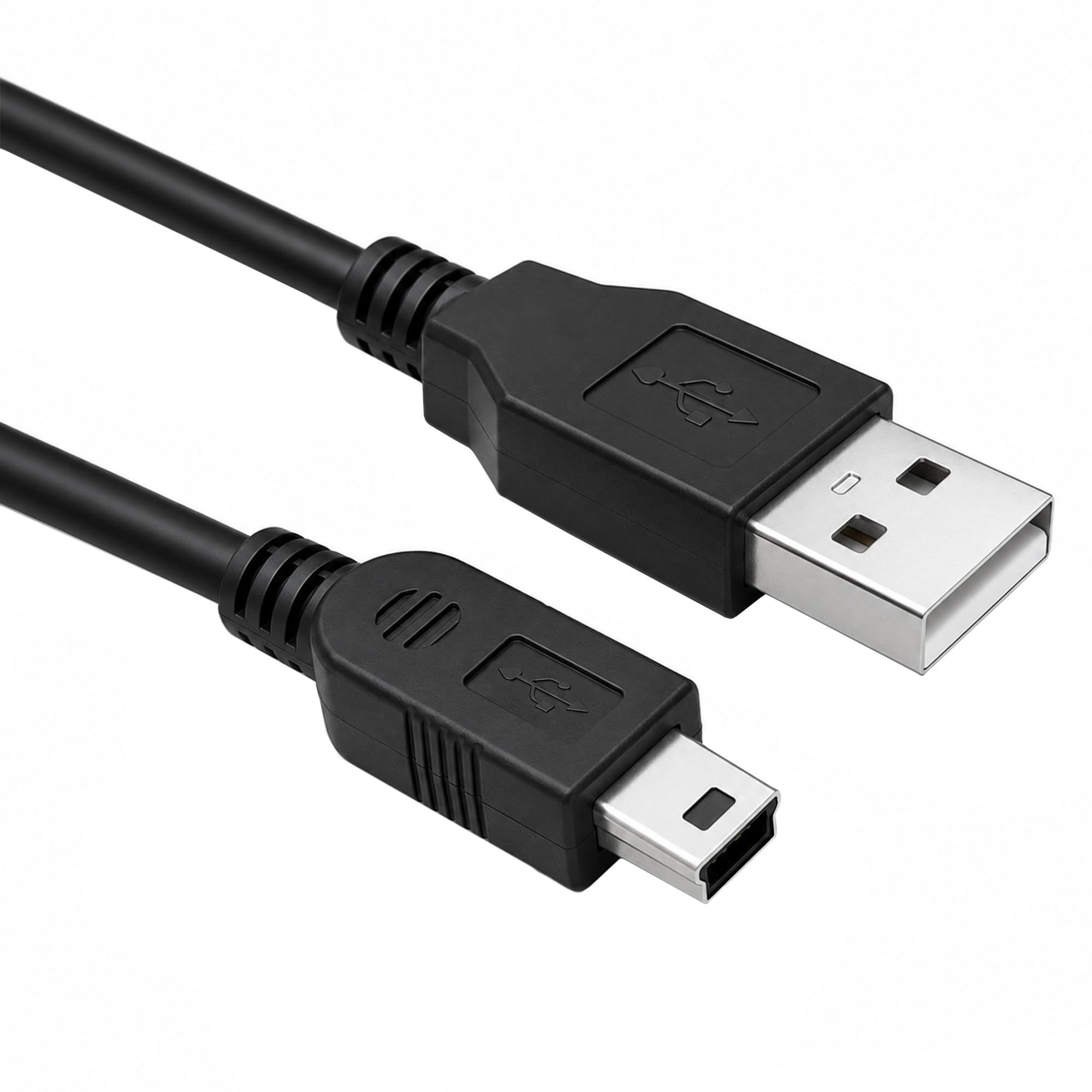 Sounce 5 Pin Mini USB Cable (35 CM) USB 2.0 Type A to Mini B Cable Compatible with GoPro Hero 3+, PS3 Controller, MP3 Player, Digital Camera (Black)-image-46