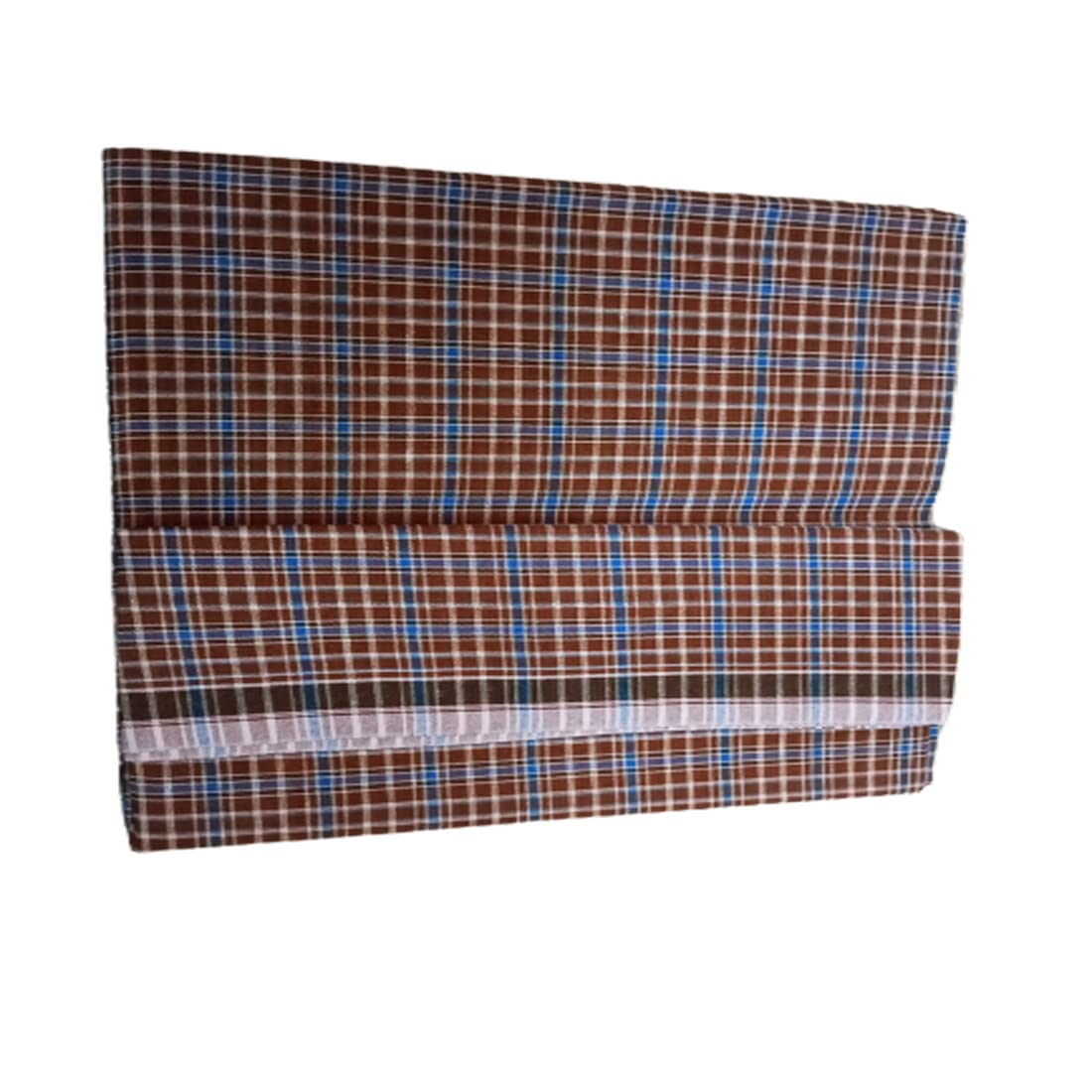 cotton colors Checkered Multi-colored Stitched Cotton Lungi / 2.10m (Pack of 1) _Drr_BM001-picture-13