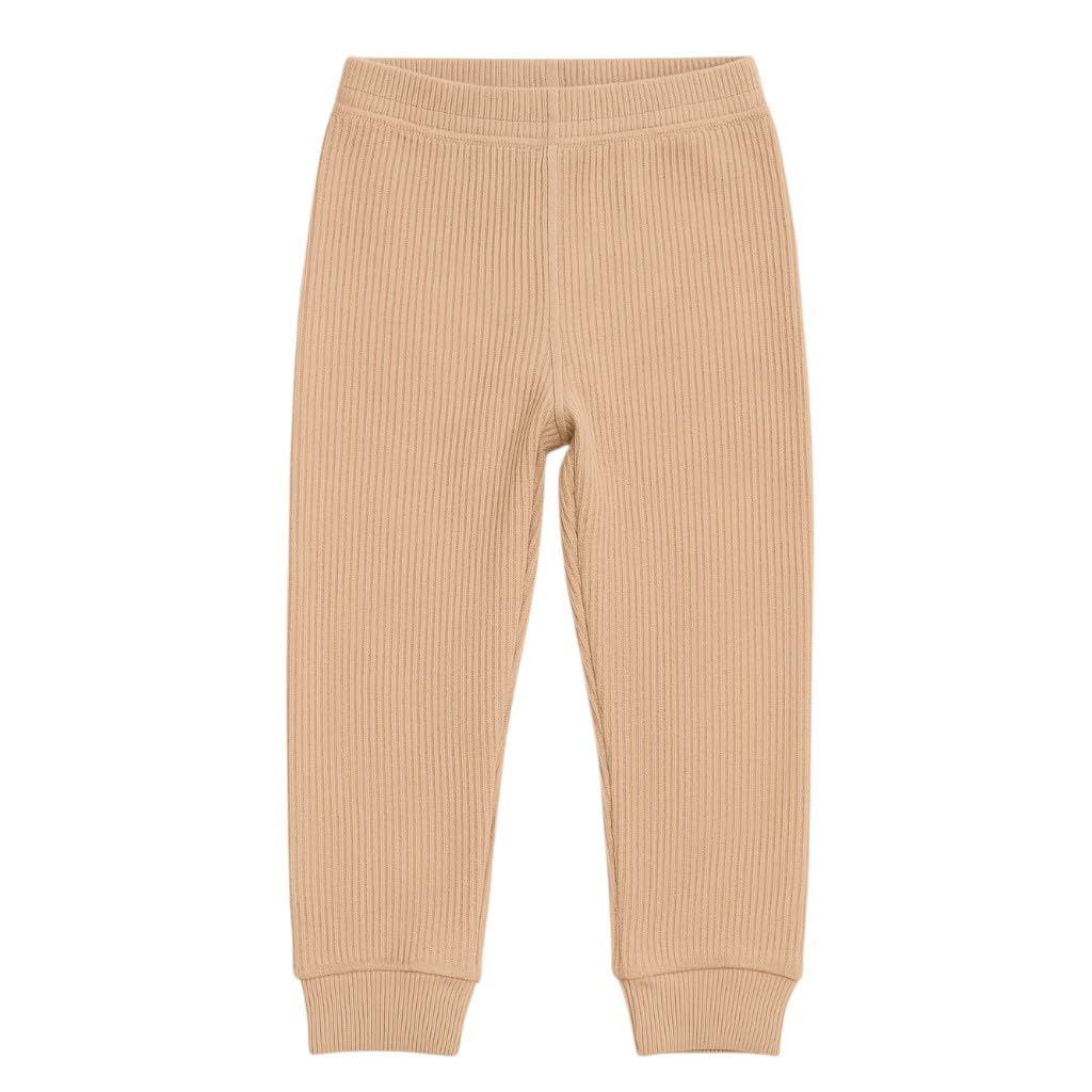 HuggleBug Kids Cotton Waffle Co-ord Set for Boys & Girls | Soft Breathable Everyday Wear Top & Bottom Set 3
