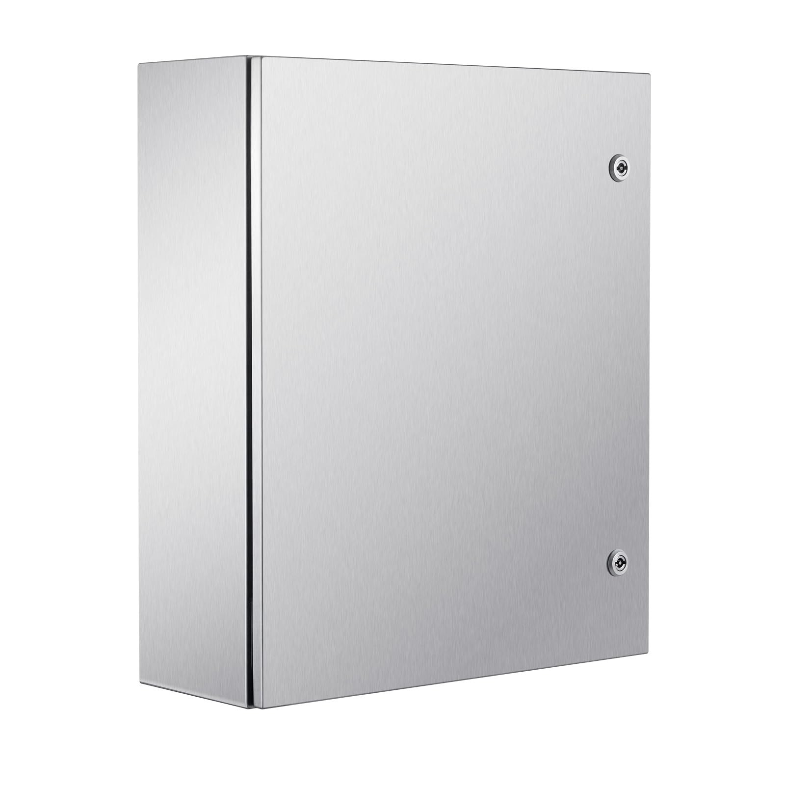 VEVOR Caja Eléctrica de Acero Inoxidable Gabinete Eléctrico 60x50x20cm IP66 Caja Impermeable Montada en Pared con Placa de Montaje Bisagra de Bloqueo para Equipos Electrónicos Eléctricos al Aire Libre