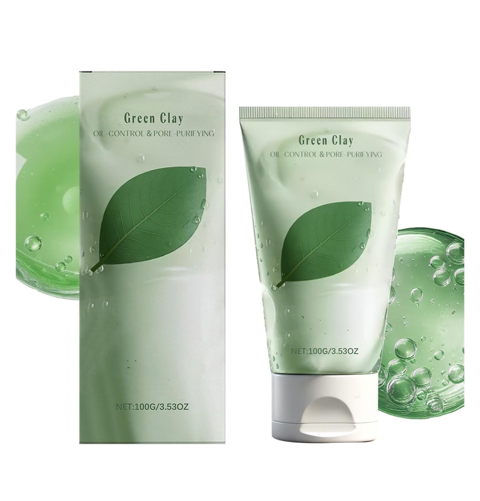Crema Detergente Centella Asiatica 100 G, For La Pulizia Quotidiana Che Lascia La Pelle Chiara, Idratata E Liscia(3pcs)
