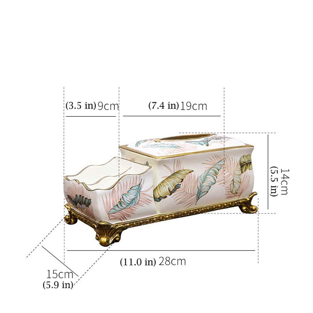 Scatole di tessuto, contenitore for scatola di immagazzinaggio, porta tovaglioli da tavolo, creativo multifunzionale cornice dorata tavolo da pranzo for la casa tovagliolo scatola di immagazzinaggio d