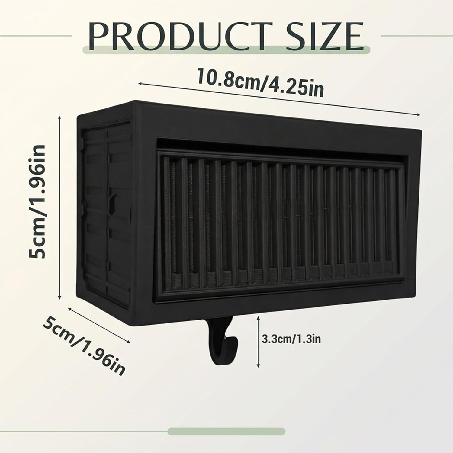 Wall Mount Vehicle Key Storage Rack with Flip Cover