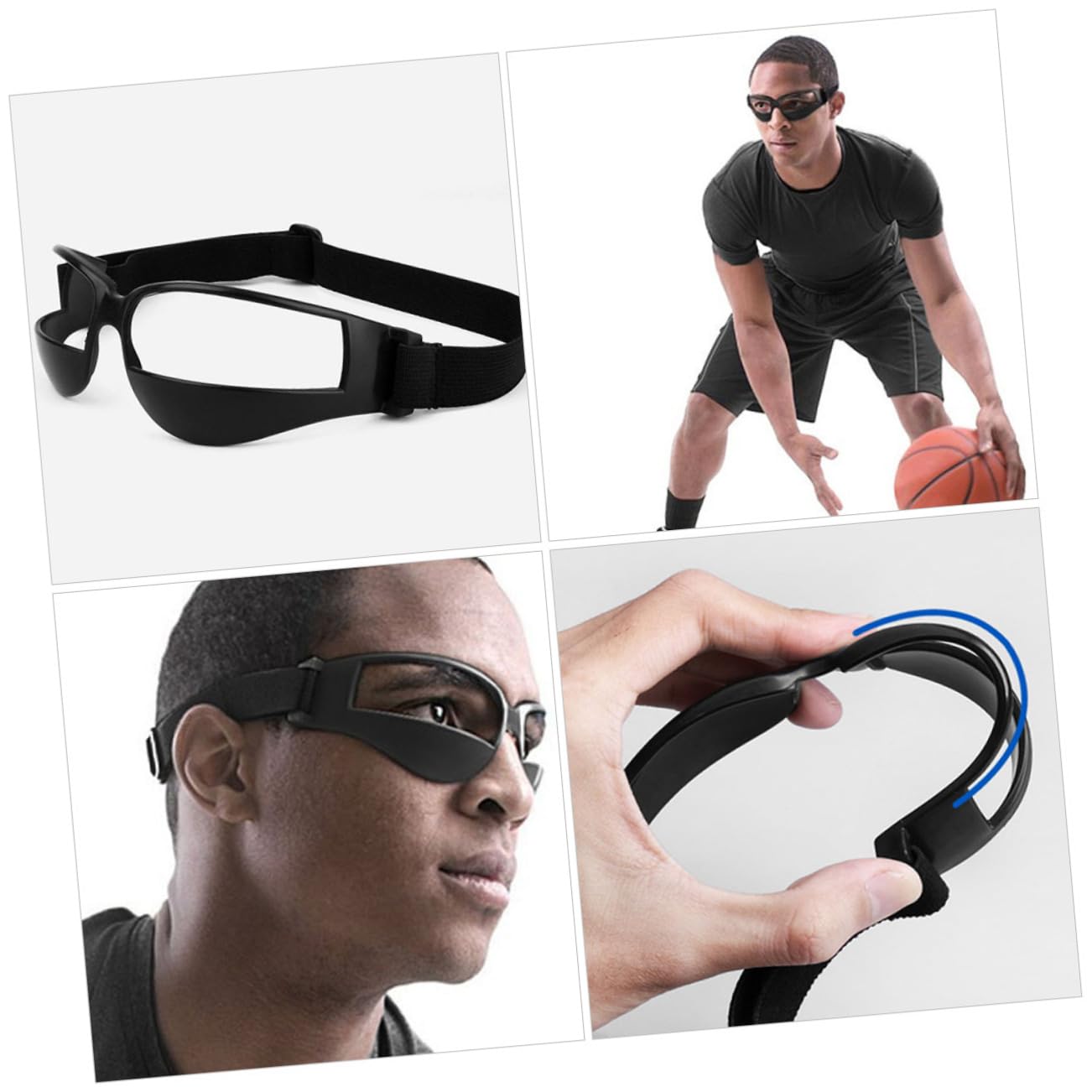 Zerodeko 5 Piezas Gafas De Baloncesto Entrenamiento De Baloncesto Accesorio Al Aire Gafas De Plastico Deportivas Fútbol Americano El Plastico Artículos Deportivos