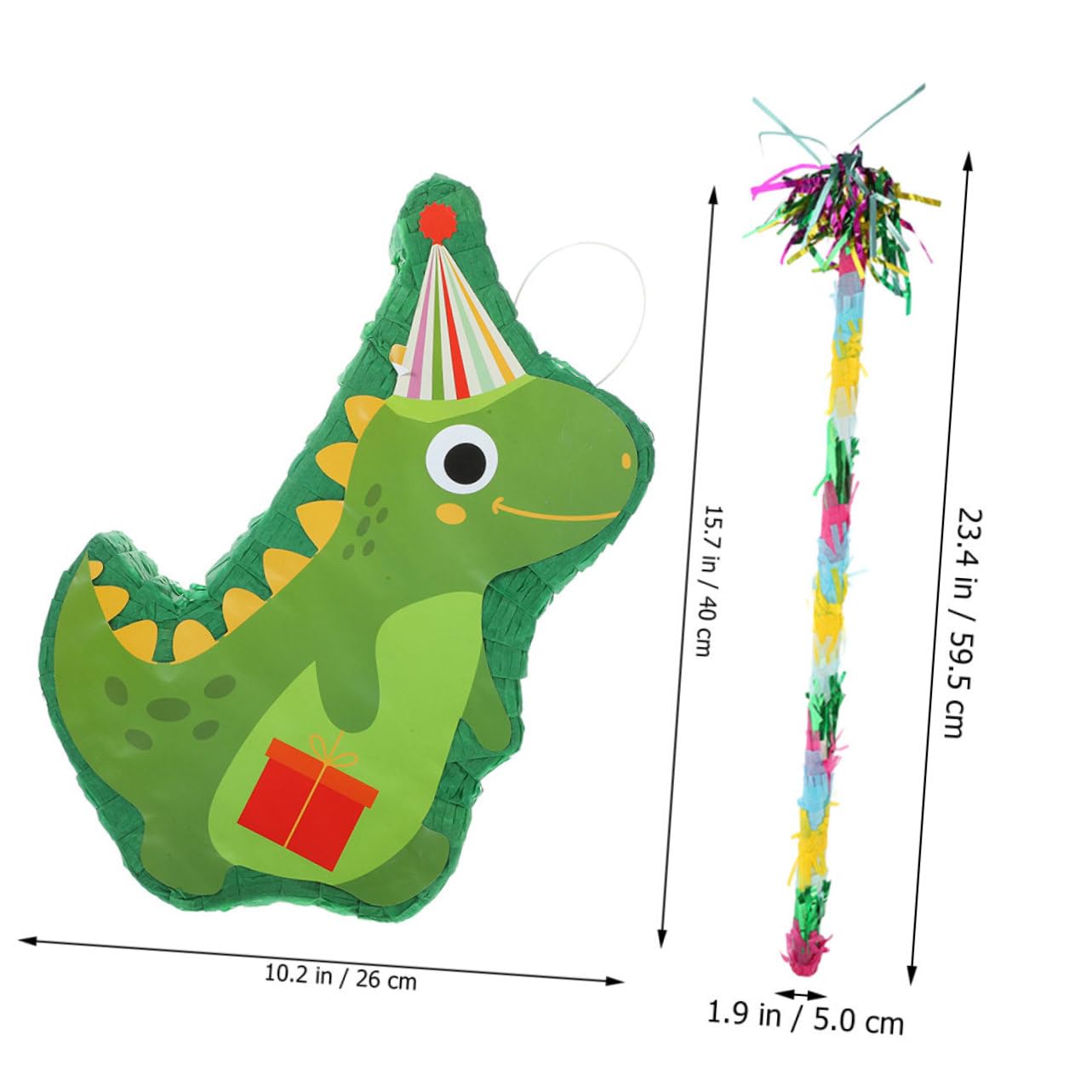TOYANDONA Dinosaurier-piñata Hängend Für Partydeko Süßigkeitenbehälter Dekoration Für Geburtstage Feste Und Mehr Aus Sicherem Papier