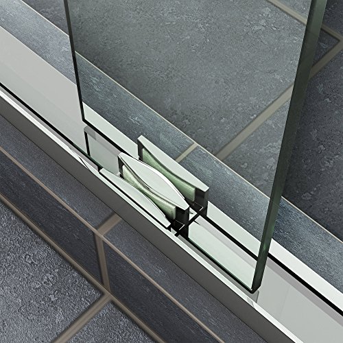 Dreamline Cavalier 56-60 In. W X 77 3/8 In. H Semi-Frameless Bypass Sliding Shower Door In Polished Stainless Steel, Shdr-1560760-08 #TOP5