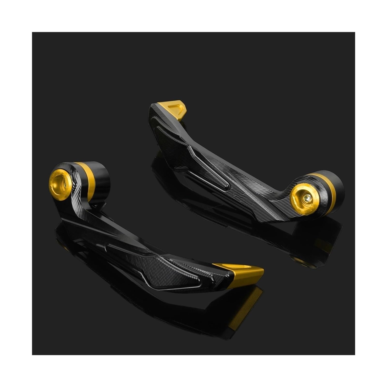 Spamfafghq Gold For Ducati For Monster 821 695 696 797 1200 1200S 1100 1100S Motorcycle Thick Aluminum Grips Guard Brake Clutch Levers Guard(Gold)