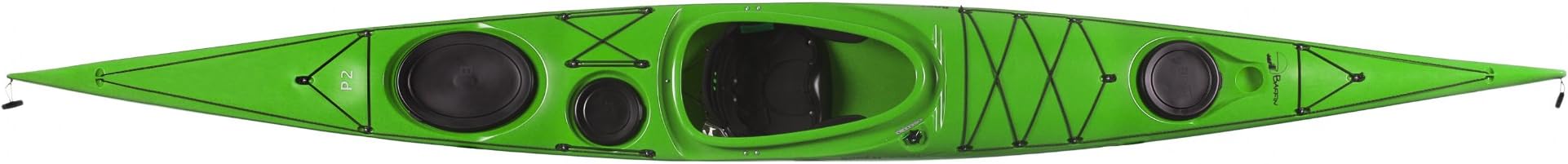 Baffin P2 PE Skeg Sea Kayak, Lime