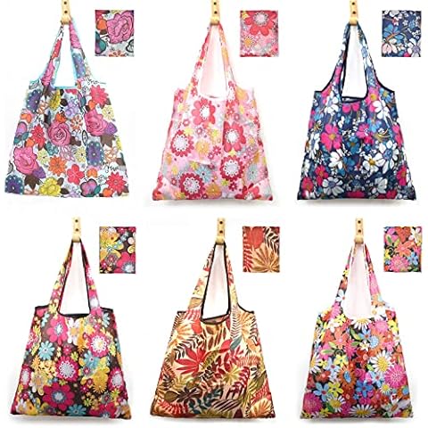 MRYUWB 6 Pcs Set Reusable Grocery Bags Cover