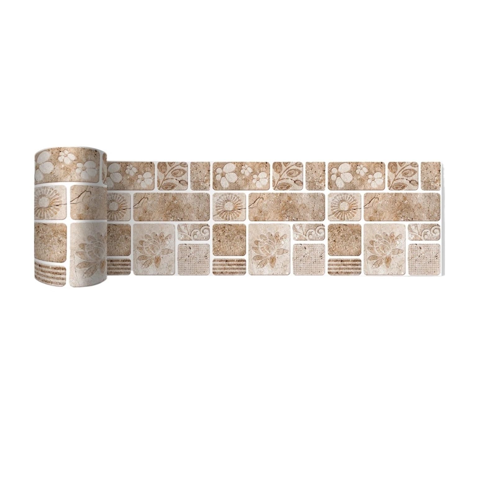 Xctdsvah 85 Wallpaper Border 10X200cm Baseboard Sticker Tile Style Wall Border Diy Kitchen Bathroom Decoration Waistline(85)
