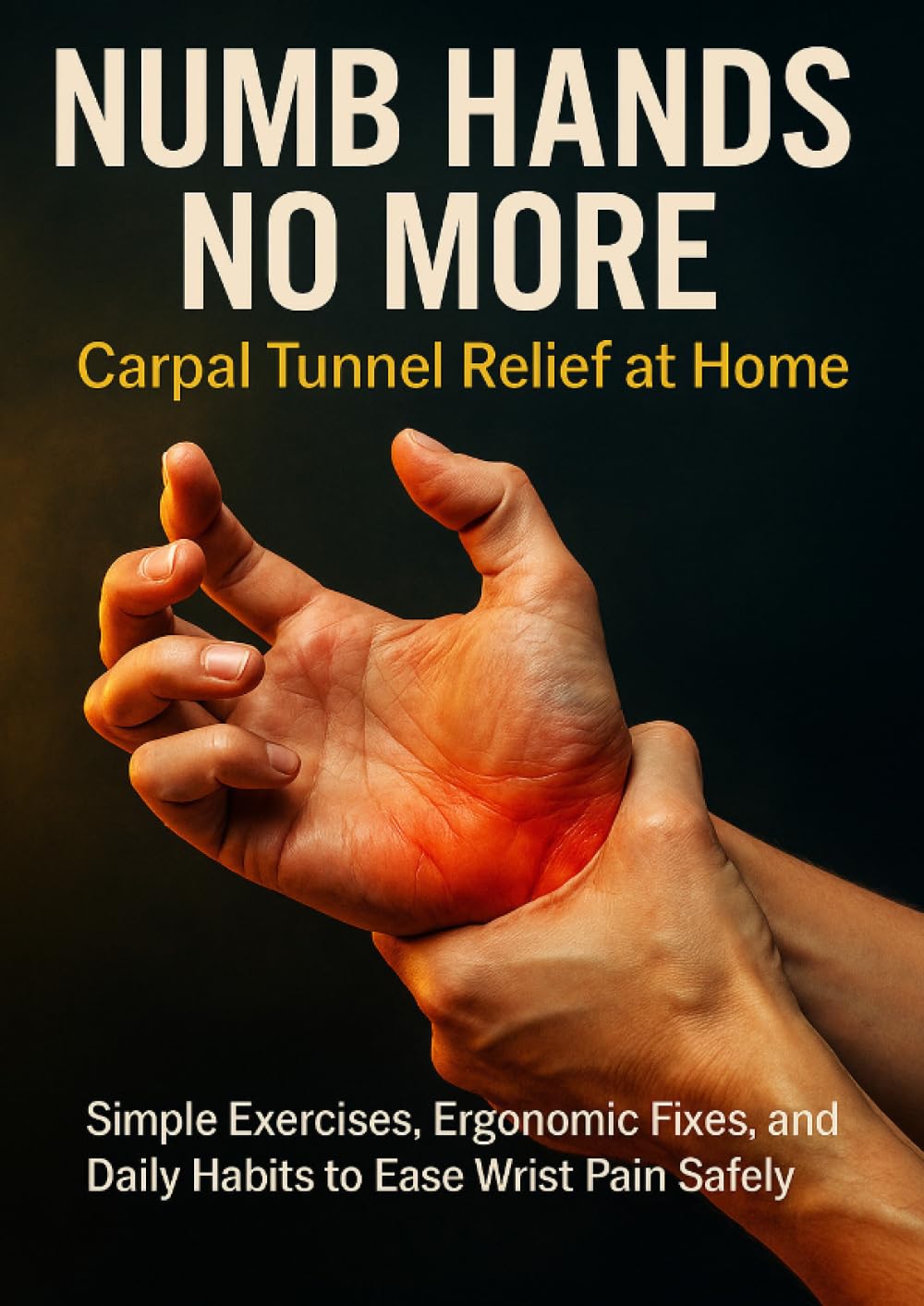 Numb Hands No More: Carpal Tunnel Relief at Home: Simple Exercises, Ergonomic Fixes, and Daily Habits to Ease Wrist Pain Safely