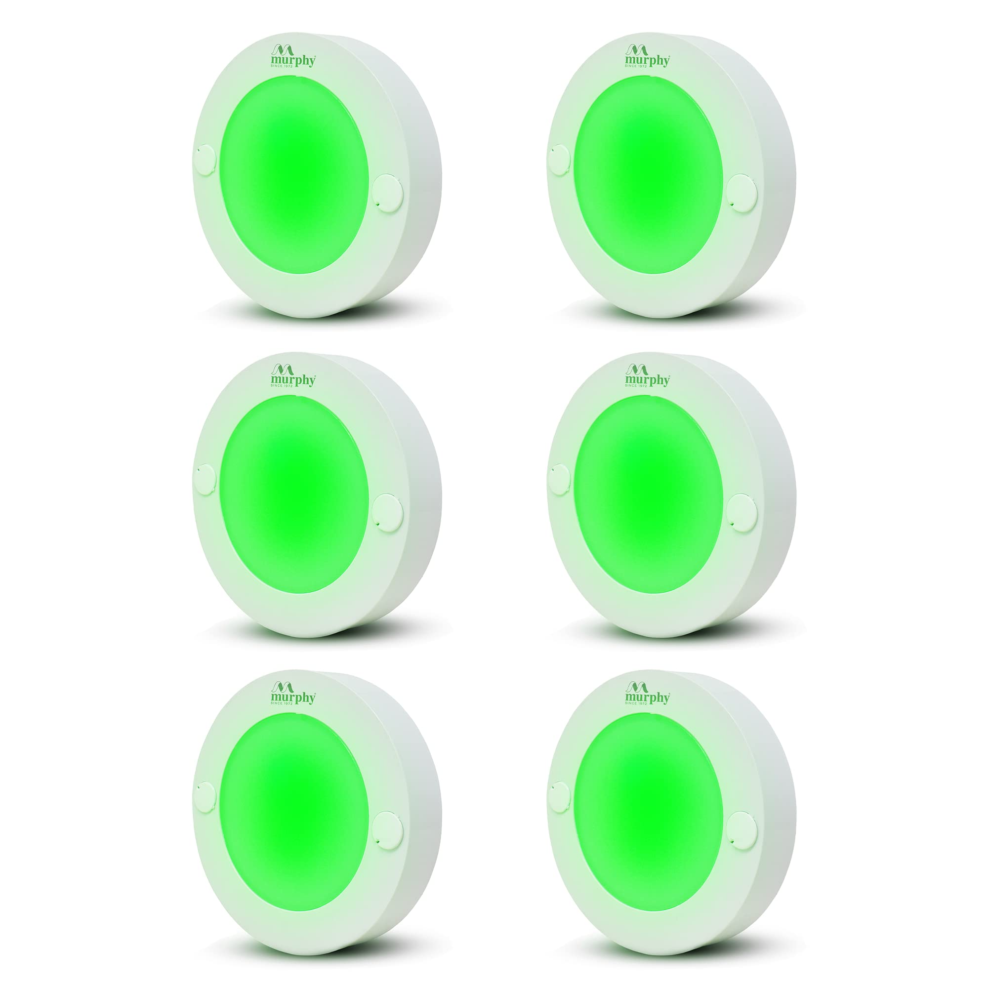 Murphy 3W Strikon Round LED Surface Cabinet Down Light (Pack of 6, Green) (B09B717QTC) Amazon Price History, Amazon Price Tracker