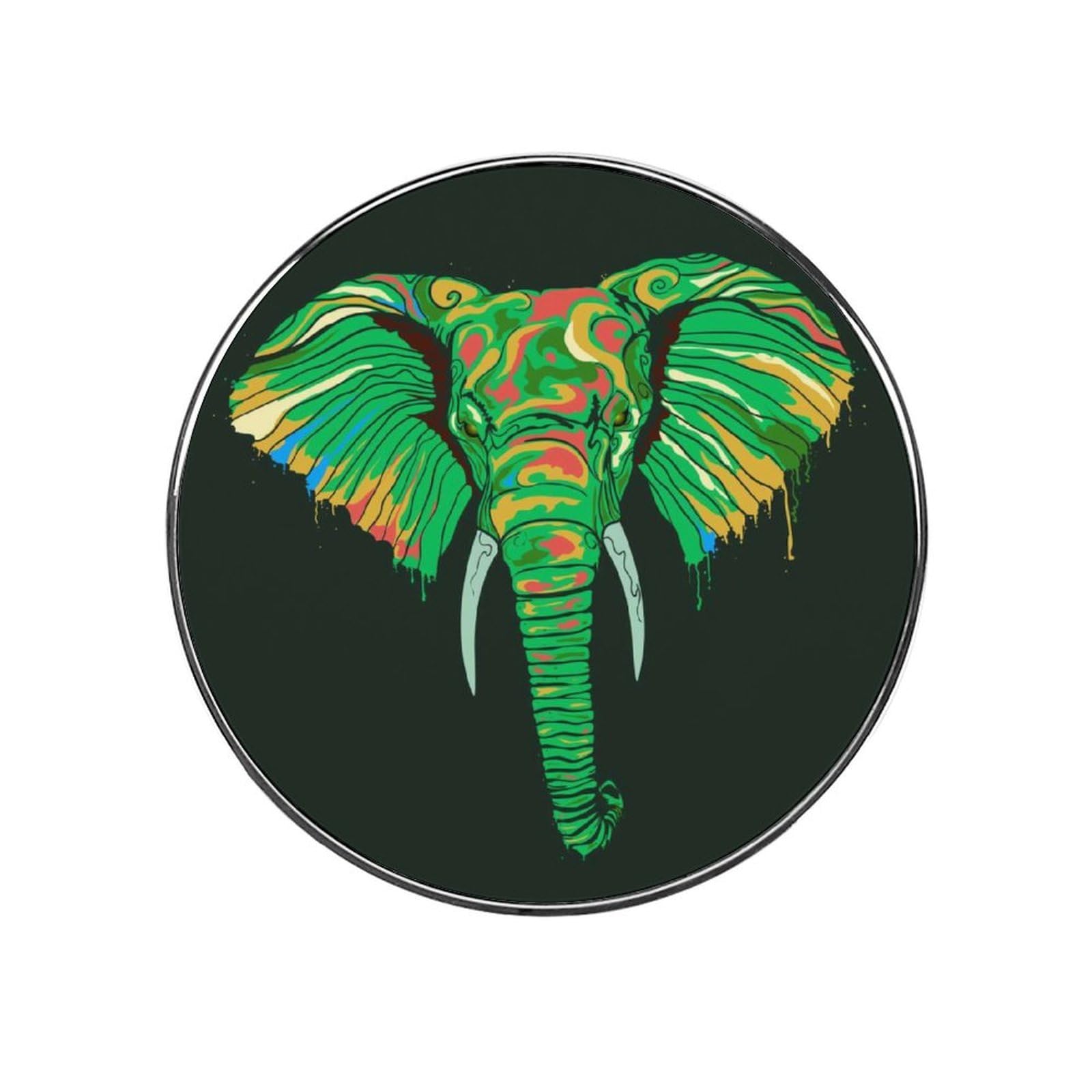 Green Elephant Refrigerator Magnet Decorative Locker Magnet For Kitchen And Office Home Décor