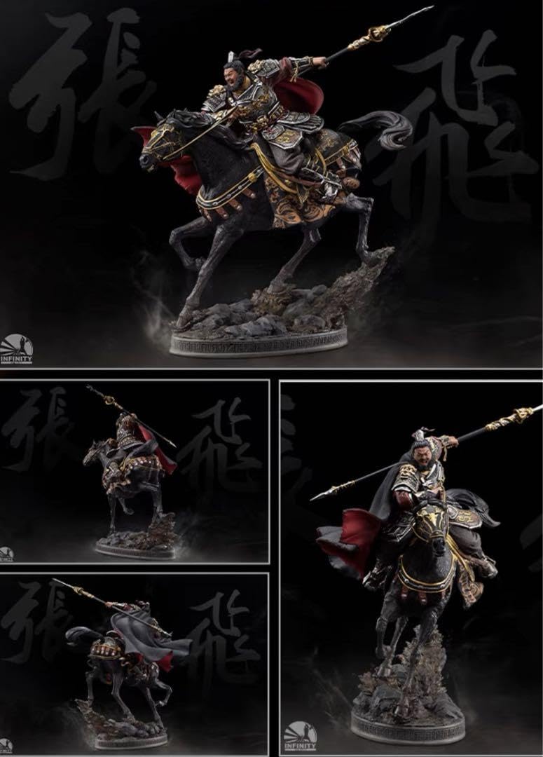 三国志蜀国猛将張飛益徳1/7全身像