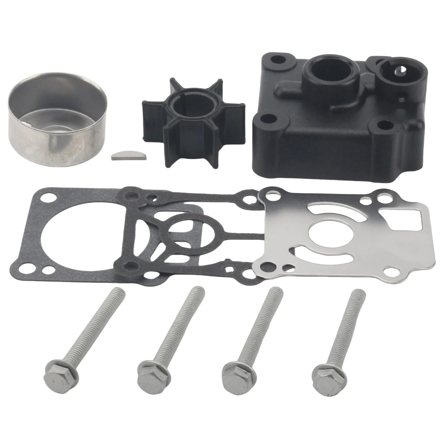 Bomba Agua Coche 361-87322 Kit Servicio Reconstrucción Bomba Agua Con Carcasa Para Tohatsu Para Nissan Para Motor Fueraborda Marino 25 A 40 HP NS M MX 361873220M Bombas Agua