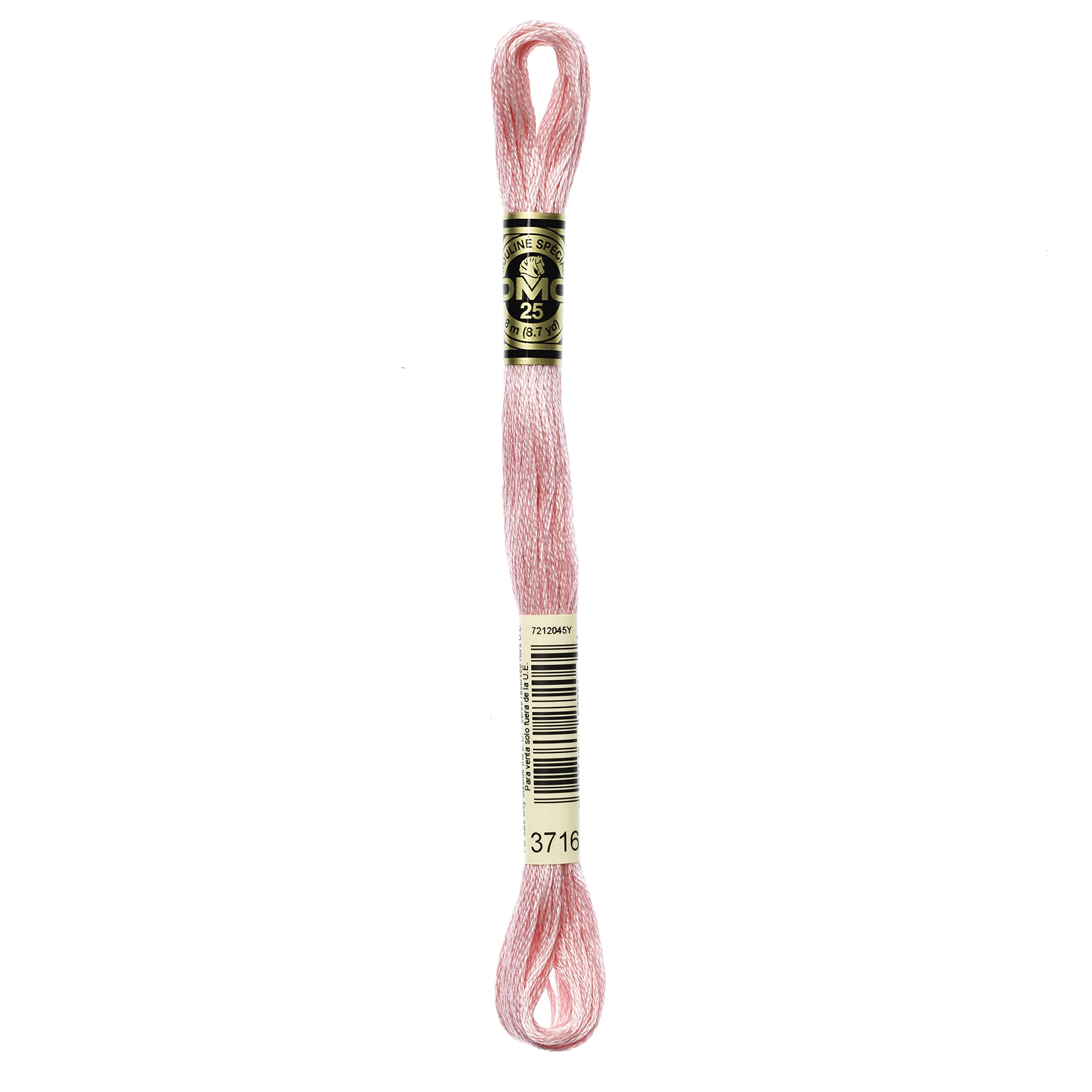 Dmc Light Dusty Rose 6-Strand 12-Pack Embroidery Cotton Floss, Very