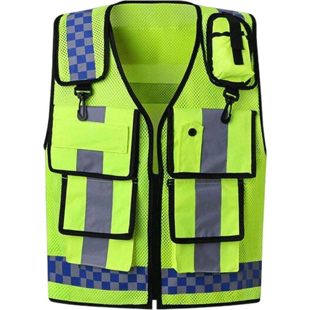 Gilet de sécurité ferroviaire haute visibilité pour travailler sans compromis de confort